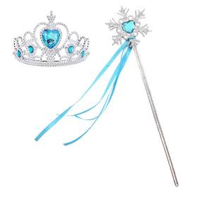 Productos Populares MS, ODM OEM, Vestido de Tul Azul con Copos de Nieve de Elsa para Niñas, Disfraz de Princesa para Halloween - Product Image 6