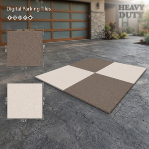 Hot Sale 400x400mm 12mm Digital Glazed Porcelain Parking Tiles Rustic Heavy Duty Outdoor Flooring - Product Image 5