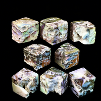 Cristal artisanal en gros, sphalerite aura naturelle de haute qualité, cube pour décoration et cadeau