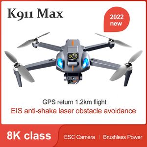 Drones professionnels <span class=keywords><strong>K911</strong></span> <span class=keywords><strong>Max</strong></span> longue portée avec double caméra 8K, suivi GPS, WiFi 5G et évitement d'obstacles - Product Image 4