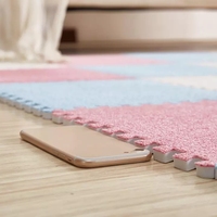 Tapis de puzzle en mousse EVA personnalisé, tapis en fourrure, tapis de puzzle en mousse pelucheuse