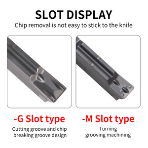 Yz735 प्रीमियम हार्ड मिश्र धातु कार्बाइड ग्रोविंग इंसर्ट-mgmn 150/200/300 m/400 cnc sloting उपकरण - Product Image 3