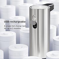 CF Smart capteur électrique sans contact salle de bain main cuisine plastique liquide distributeur de savon automatique luxe automatique sans contact