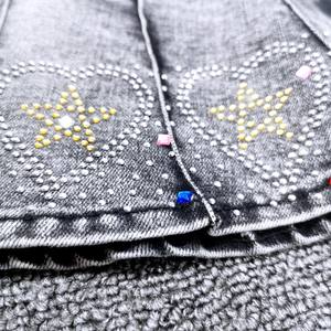 Conjuntos de Ropa de Boutique para Niñas de Diseño Profesional, Traje de Mezclilla para Niñas, Verano 2022 - Product Image 3