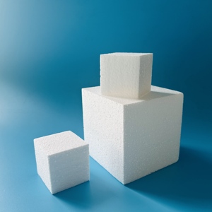 Bloques de Espuma Blancos Cuadrados para Manualidades, Arreglos Florales, Slime, Proyectos DIY, Suministros Ligeros de Poliestireno - Product Image 4