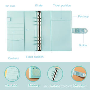 สมุดโน้ตปกหนังแบบแข็ง ลดราคาพิเศษ พร้อมชุดสมุดบันทึกแบบถอดได้ 100 วัน ท้าทาย<span class=keywords><strong>การ</strong></span>ออมเงิน - Product Image 2