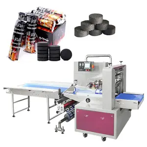 Horizontal BBQ wood charcoal packing machine Hookah Shisha Coal Charcoal Pillow Packing Machine