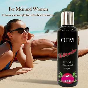 Crème Accélératrice de Bronzage Bio pour <span class=keywords><strong>Solarium</strong></span> et Lotion de Bronzage en Gros Marque Privée TIKTOK - Product Image 3