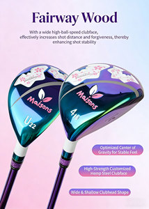 YUEKE Offre Spéciale : Ensemble Complet de 11 Clubs de <span class=keywords><strong>Golf</strong></span> Personnalisés pour Femme (Putter, <span class=keywords><strong>Driver</strong></span>, Wedge, Fer, Bois) - Product Image 3