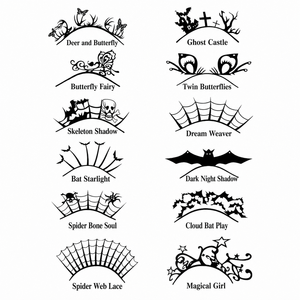 Cils en faux vison de forme irrégulière à effet spécial pour Halloween, 7 paires/plateau pour maquillage de fête - Product Image 6