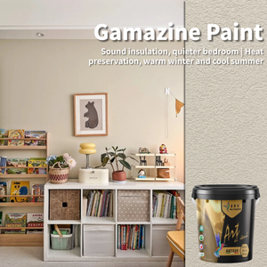 Pintura Gamazine <span class=keywords><strong>Color</strong></span> Azul Pescador Azul <span class=keywords><strong>Pastel</strong></span>, Revestimiento de <span class=keywords><strong>Pared</strong></span> con Textura de Piedra, Acabado Decorativo <span class=keywords><strong>para</strong></span> Fachadas Exteriores, <span class=keywords><strong>para</strong></span> Residencias Artísticas - Product Image 2