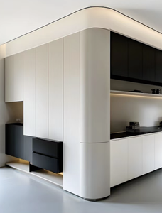 Armoire de salle à manger solide minimaliste Caractéristique de refroidissement Casiers à vin en aluminium en acier inoxydable pour l'utilisation de restaurant à domicile Panneau en fer fabriqué - Product Image 3