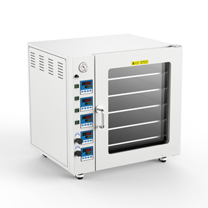 Horno de Secado al Vacío Digital de Laboratorio CHINCAN VO-16050, 1.9CF 50L RT~150°C, con Luz LED Integrada y 10 Estantes, Manija de Puerta de Acero Inoxidable - Product Image 5