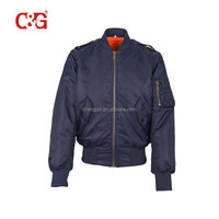 Veste de vol MA-1 Shanghai C&G et uniforme de pilote de ligne