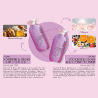 Vente en gros de shampooings au collagène pour soins capillaires shampooing et après-shampoing pour cheveux biologiques sans sulfate de vitamines et de miel pour tous les cheveux