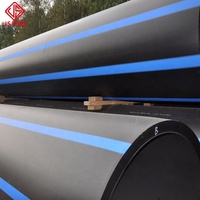 JS 180Mm 315Mm Dn710 750Mm 1100Mm Grand Diamètre Sdr 11 Pn16 Pn10 Polyéthylène Hdpe Pipe Prix Pour Approvisionnement En Eau Drainag