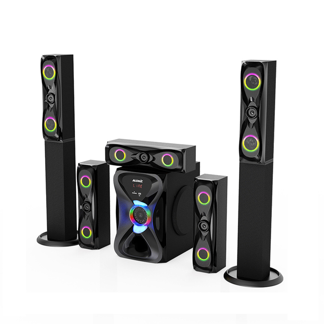 Good High-fidelity Subwoofer Bass Function Better Quality 3D Stereo Surround Sound Digital Led Display 5.1 Multimedia Speaker
