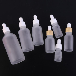 ขวดแก้วใสเคลือบสีขุ่นขนาด5 10 15 20 30มล. 50 100มล.,ขวดหยดน้ำมันหอมระเหยเครื่องสำอางขนาด1ออนซ์พร้อมฝาไม้ไผ่ - Product Image 6