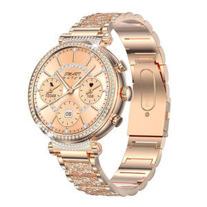 Reloj Inteligente de Lujo Modelo TK28 para Mujer, Resistente al Agua IP67, Correa de Aleación, Monitor de Actividad Física IOS, Pulsómetro Deportivo, Reloj Inteligente con Pulsera - Product Image 1