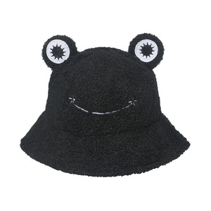 Gorro de Pescador de Rana Esponjosa, Bonito y Cálido, Verde, de Dibujos Animados, para Deportes al Aire Libre en Invierno - Product Image 5