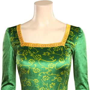 Costume da Principessa <span class=keywords><strong>Fiona</strong></span> per Adulti, Abito <span class=keywords><strong>Verde</strong></span> con Maniche Lunghe, Set per Feste di Halloween - Product Image 4