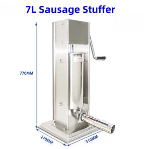Embutidora Manual Vertical de Alta Calidad de 2L, 3L, 5L, 7L para Salchichas, Embutidora de Jamón y Salchichas - Product Image 5