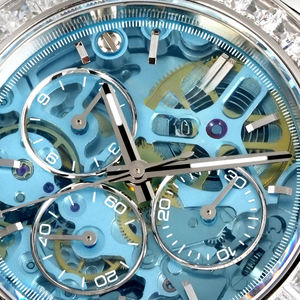 Montre en fibre de carbone de haute qualité 2025 avec diamants, <span class=keywords><strong>palette</strong></span> de couleurs pour soirées décontractées et cérémonies de remise de prix - Product Image 4