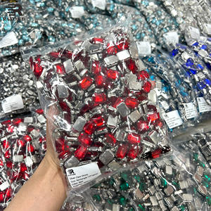 Cristales de Alta Calidad de 6*12mm, Elegantes Piedras de Cristal en Forma de Navette con Base Plana para Coser en Zapatos, Piedras de Cristal Planas y Elegantes para Prendas Elásticas - Product Image 6