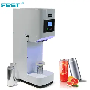 FEST CE Automatic Can Presser Pet Plastic Bottle Sealer Can Sealer Machine Commercial Automatic Seaming Machine