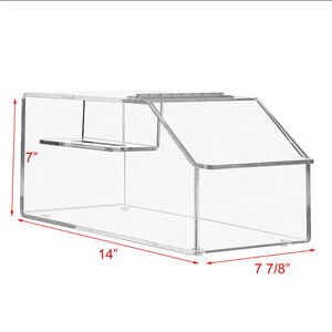 Dsp Việt Nam Nhà máy siêu thị thực phẩm bán lẻ container Kẹo hộp rõ ràng Acrylic kẹo <span class=keywords><strong>bin</strong></span> với Scoop chủ - Product Image 2