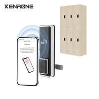 Système de verrouillage NFC KENRONE, serrure de casier sans fil NFC pour station de lavage automobile, entrepôt, casier partagé, dortoir, appartements