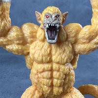 Cendrier Figurine Gorille Grand Singe Doré, Statue de Collection Anime, Décoration de Bureau, Modèle Cadeau, Vente en Gros