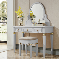 Commode de style nordique en bois massif et acier avec miroir, design moderne, tailles personnalisables pour chambre et salon, avec rangement