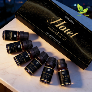 Aceite Aromático de Lujo para Hoteles Hilton, Four Seasons, Shangri-La, Aceite para Difusor de 10 ml con Juego de 6 Aceites - Product Image 1