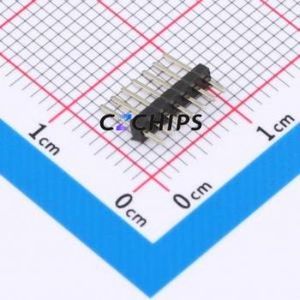 A127UP-ZD07P Pin Header Through hole Component (THT),P=1.27mm Connector 1x7P 1.27mm Pin Header Single Row - Product Image 2