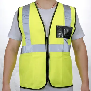 Good Quality Hi Vis Reflective Costume Reflect Running Vests Yellow Safty Clothing