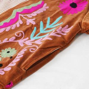 Custom <b>Women</b> Velvet Suzani Jacket Handcrafted Embroidered Bohemian Ethnic Luxury Vintage Floral Fashion <b>Coat</b> Wholesale - Product Image 6