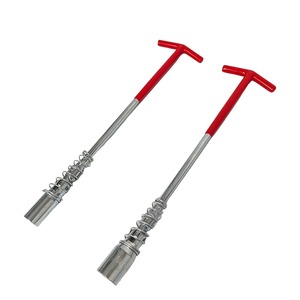 Spark <b>Plug</b> Wrench T-type Non-slip Double <b>Universal</b> Joint Stainless Steel OEM Industrial Grade Auto Repair Use - Product Image 1