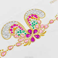 GMPC/Sedex/ISO/EUDR Factory Sparkling Face Gems Sticker for Kids Party Events Makeup Adhesive Face Jewels for Celebrations