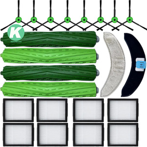 Pièces de rechange et accessoires pour <span class=keywords><strong>aspirateur</strong></span> <span class=keywords><strong>robot</strong></span> iRobot Roomba Combo 10 Max J9 J7+/Plus : tampon de nettoyage, rouleau, brosse latérale, filtre - Product Image 1