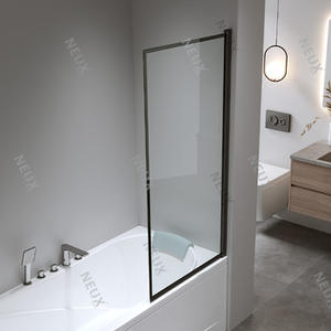 Haute qualité 6mm facile à nettoyer charnière en verre douche écran de bain panneau unique du fabricant chinois pour l'utilisation de la salle de bain - Product Image 2