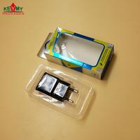 Boîte de couleur avec plateau pour chargeurs de téléphone portable, emballage de chargeur domestique