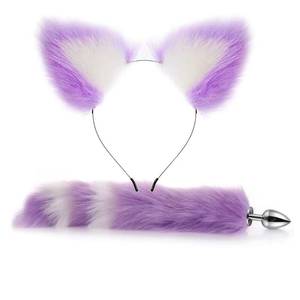 Conjunto Erótico de Dos Piezas Colorido, Tapón Anal de Metal, Diadema, Restricción Corporal, Accesorios de Disfraces, Juguetes Sexuales BDSM - Product Image 4