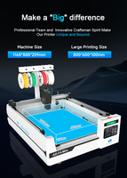 Pré-vente AD-F4 Mini 600*800mm Imprimante 3D professionnelle FDM pour lettres 3D, signalétique MMLA PDS et enseignes lumineuses