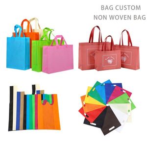 Bolsas Ecológicas Promocionales de Colores al por Mayor, Bolsas de Compra Reutilizables, Bolsas Ecológicas de Tela No Tejida - Product Image 4