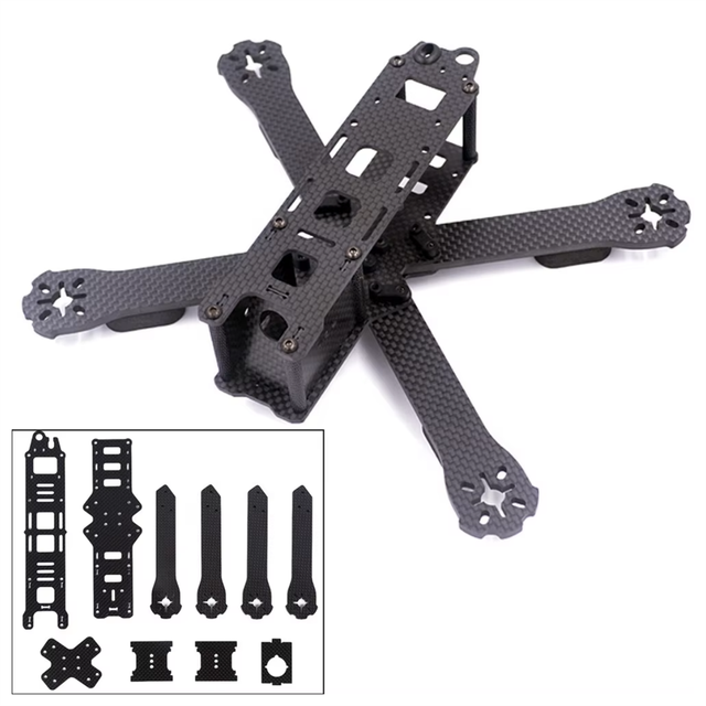 QAV-R 220Mm DIY Mini Drone FPV Pure Carbon Fiber Quadcopter QAV-R 220 Cross Racing Quadcopter Frame