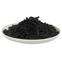 Charbon actif extrudé de type charbon pour la purification de l'eau, vente en vrac, particules de charbon actif 9mm 4mm 3mm