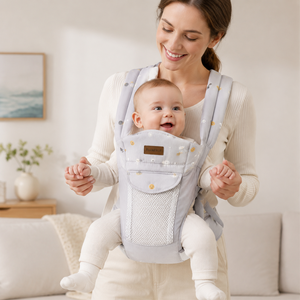 Porte-bébé multifonction en polyester pour <span class=keywords><strong>nouveau</strong></span>-<span class=keywords><strong>né</strong></span> avec support de tête, 0-36 mois, <span class=keywords><strong>portage</strong></span> ventral/dorsal/en croix - Product Image 1