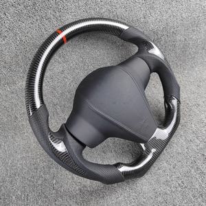 <span class=keywords><strong>พวงมาลัย</strong></span>คาร์บอนไฟเบอร์เงาสำหรับ Toyota <span class=keywords><strong>Vios</strong></span> / Corolla EX (E120) 2002-2013-หนังพรุน & ดีไซน์สปอร์ต - Product Image 4