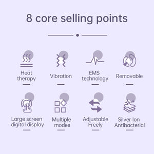 Elektrisches Ems Taillen <span class=keywords><strong>massage</strong></span> gerät Maschine Rücken heizung Schmerz linderung Maschine Vibrierendes Rücken <span class=keywords><strong>massage</strong></span> gerät mit automatischem Programm Taillen <span class=keywords><strong>massage</strong></span> gerät - Product Image 6